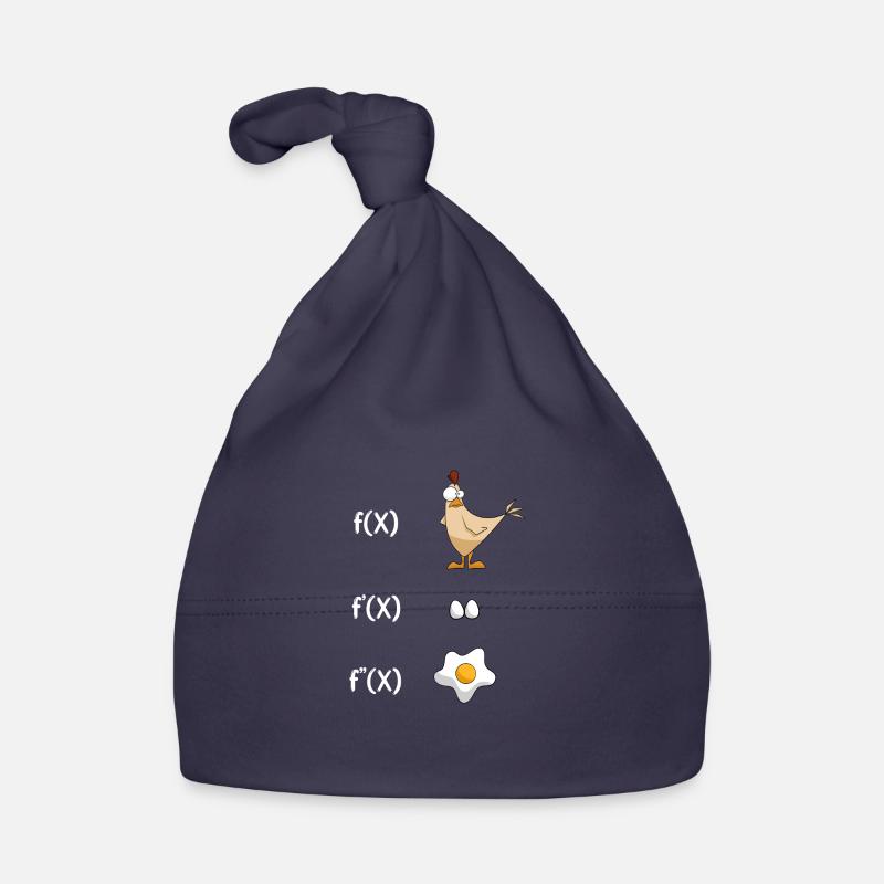 Math Derivation Chicken Student Teacher Gift Organic Baby Cap