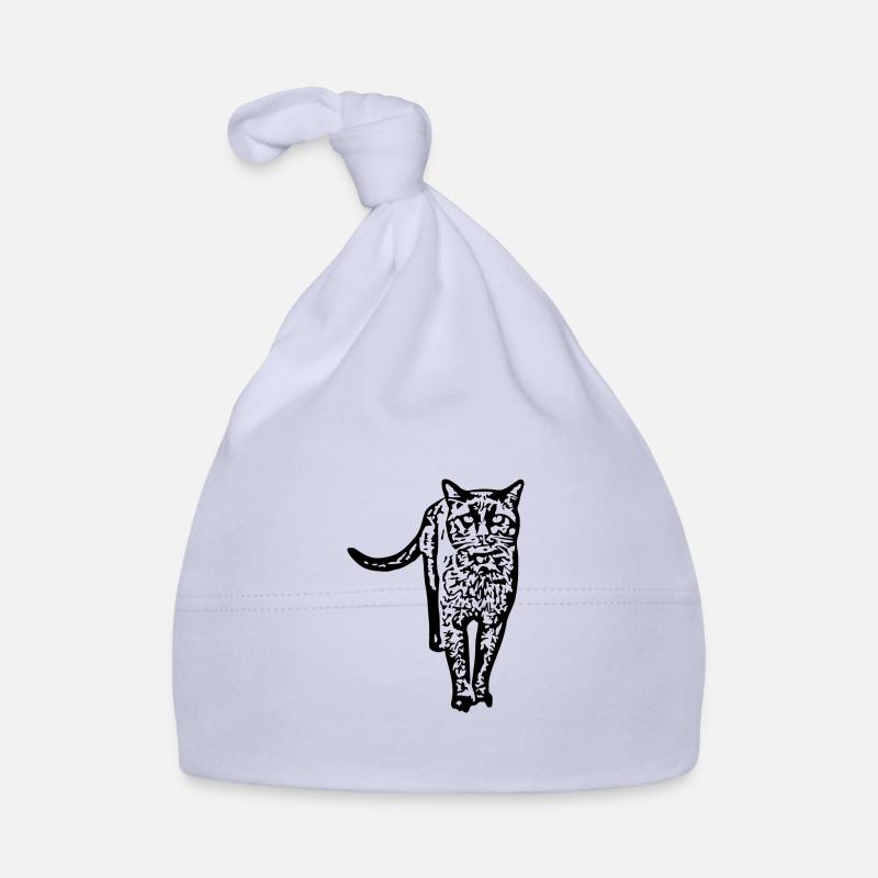 Black Cat Cat Black Cats Gift Organic Baby Cap