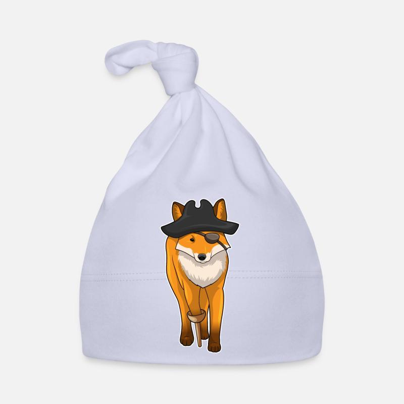 Fox Pirate Eye Patch Bonnet bio Bébé