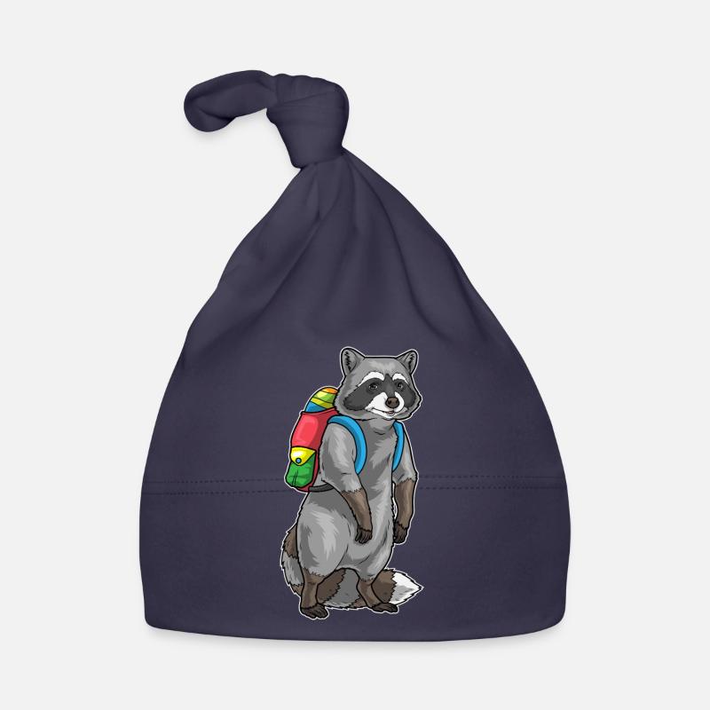 Raccoon Easter Student Organic Baby Cap
