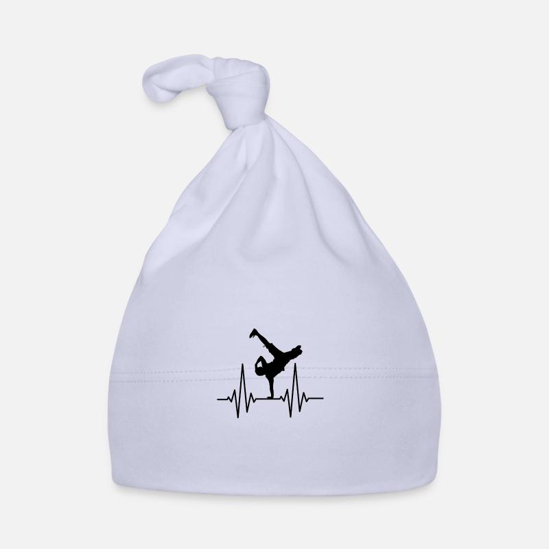 Breakdance Breakdancer Hip Hop Cadeau - Bonnet bio Bébé - ciel