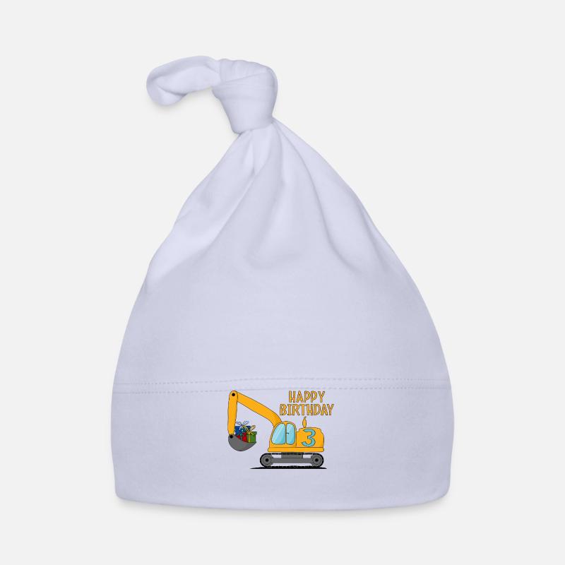 Bagger Kinder Happy Birthday 3 Baby Bio-Mütze