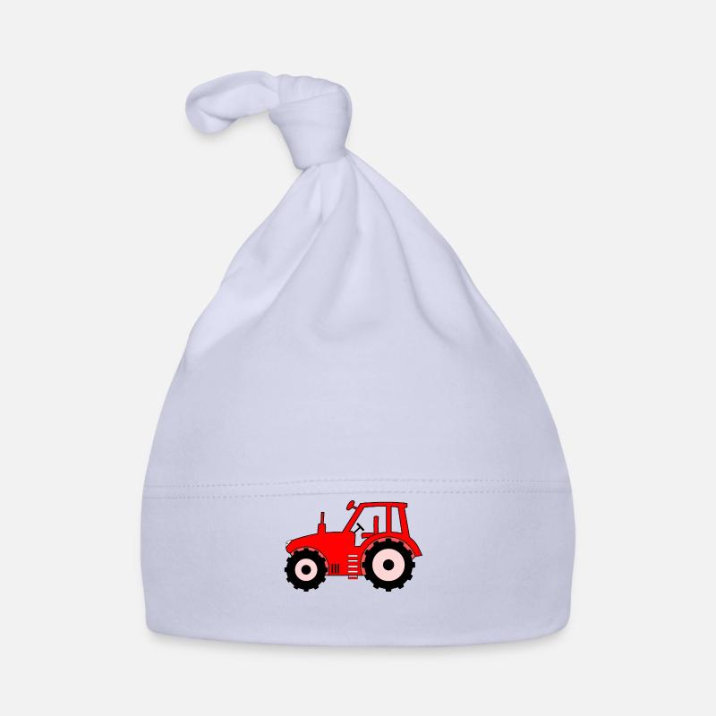 Traktor rot Baby Bio-Mütze