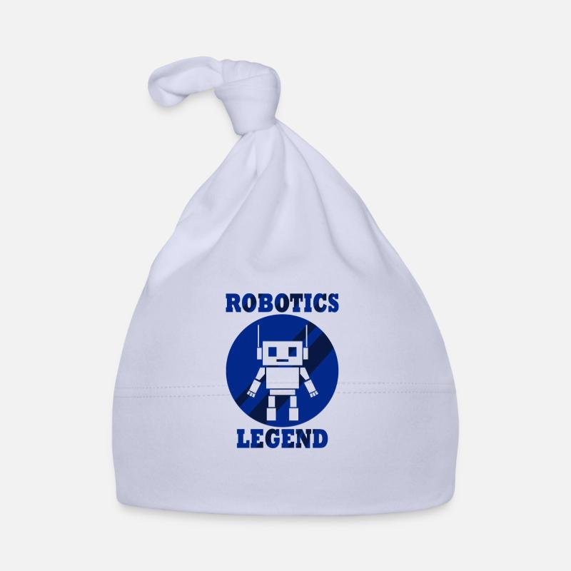 Robotics Legend Ironic Saying Robotic Engineer Organic Baby Cap