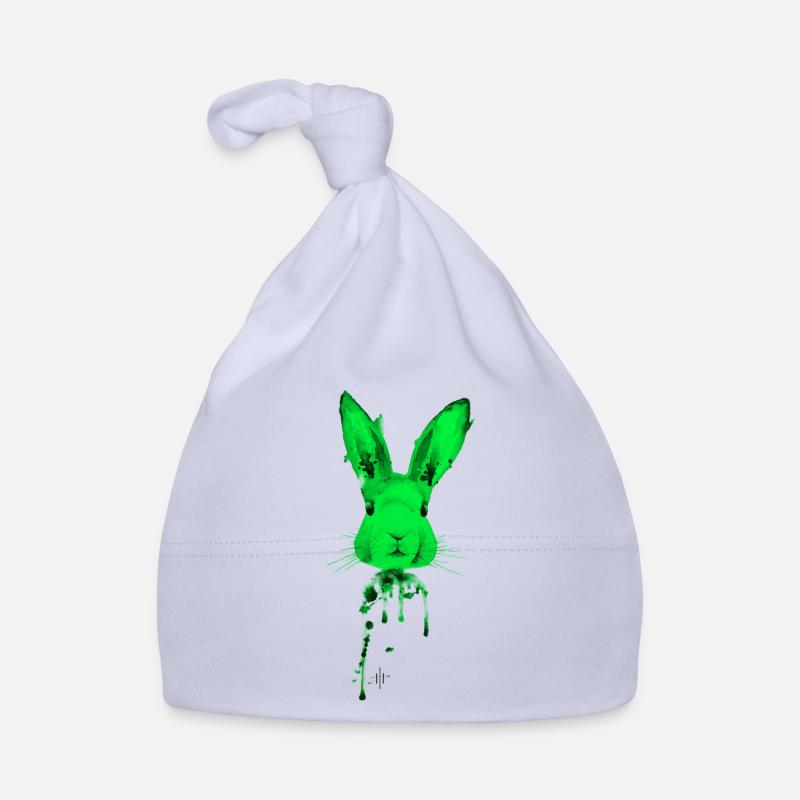 Vert lapin Bonnet bio Bébé