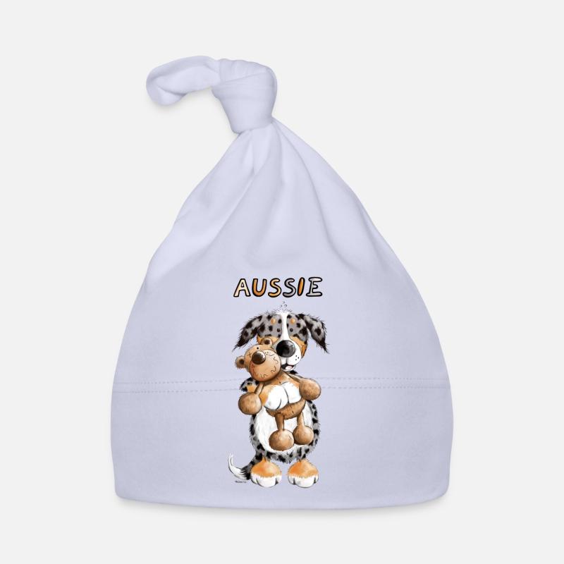 Aussie mit Teddy Baby Bio-Mütze