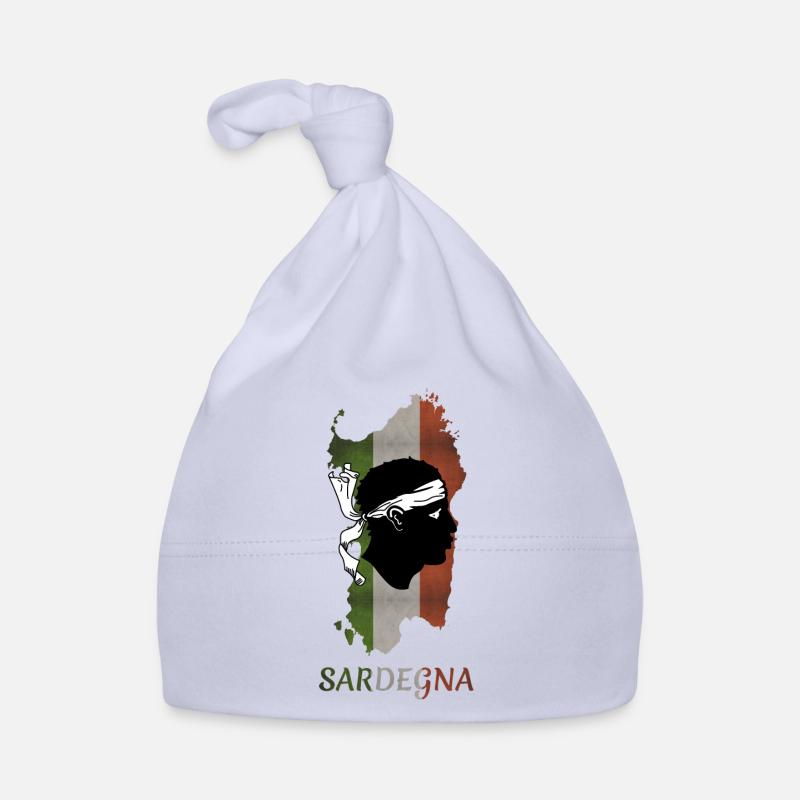 Sardaigne Drapeau Sardaigne Drapeau Sardegna Drapeau Bonnet bio Bébé