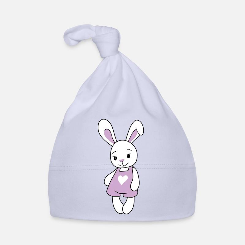 Lapin mignon de dessin animé Bonnet bio Bébé