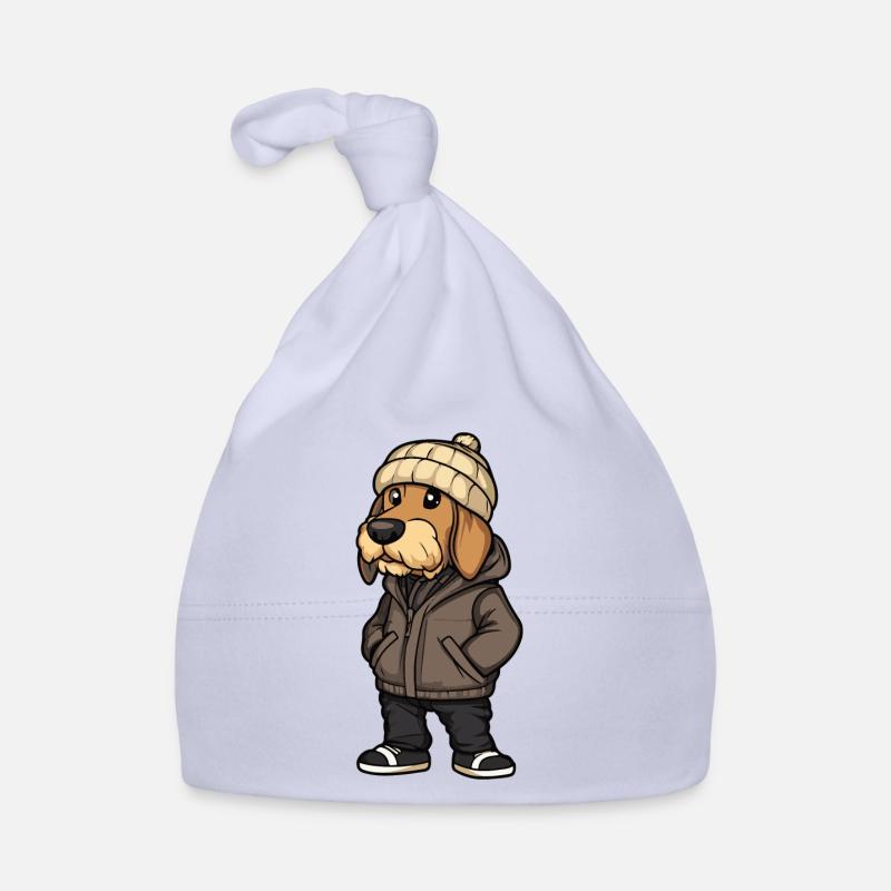 Afghan Hound Hund Stylisch Baby Bio-Mütze