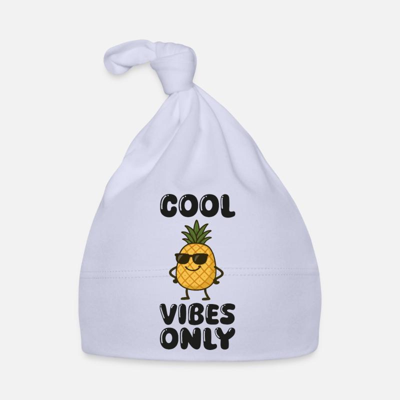 Pineapple Comic Organic Baby Cap