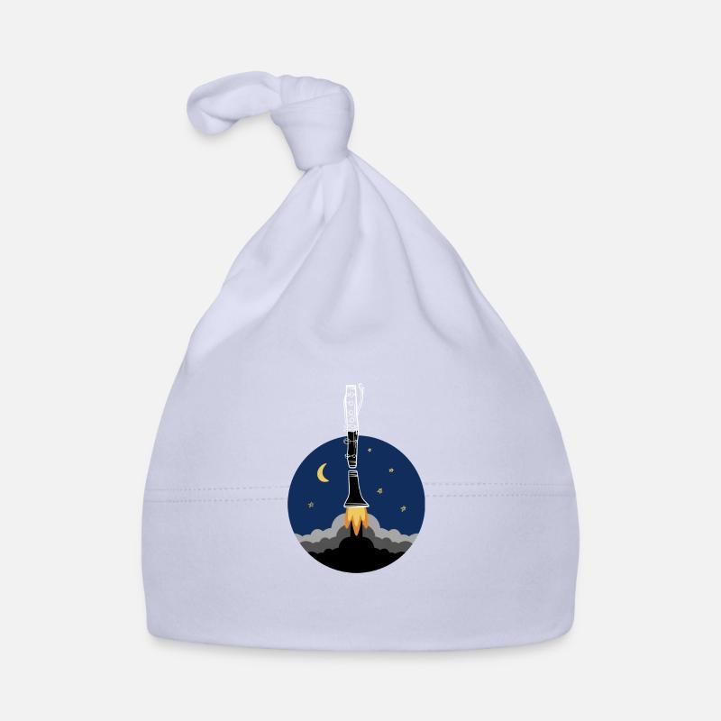Clarinette Clarinette Instrument à Vent Cadeau - Bonnet bio Bébé - ciel
