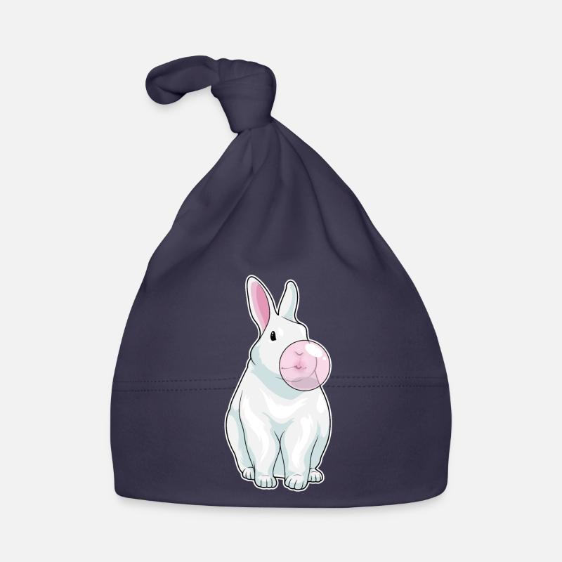 Rabbit Chewing Gum Organic Baby Cap