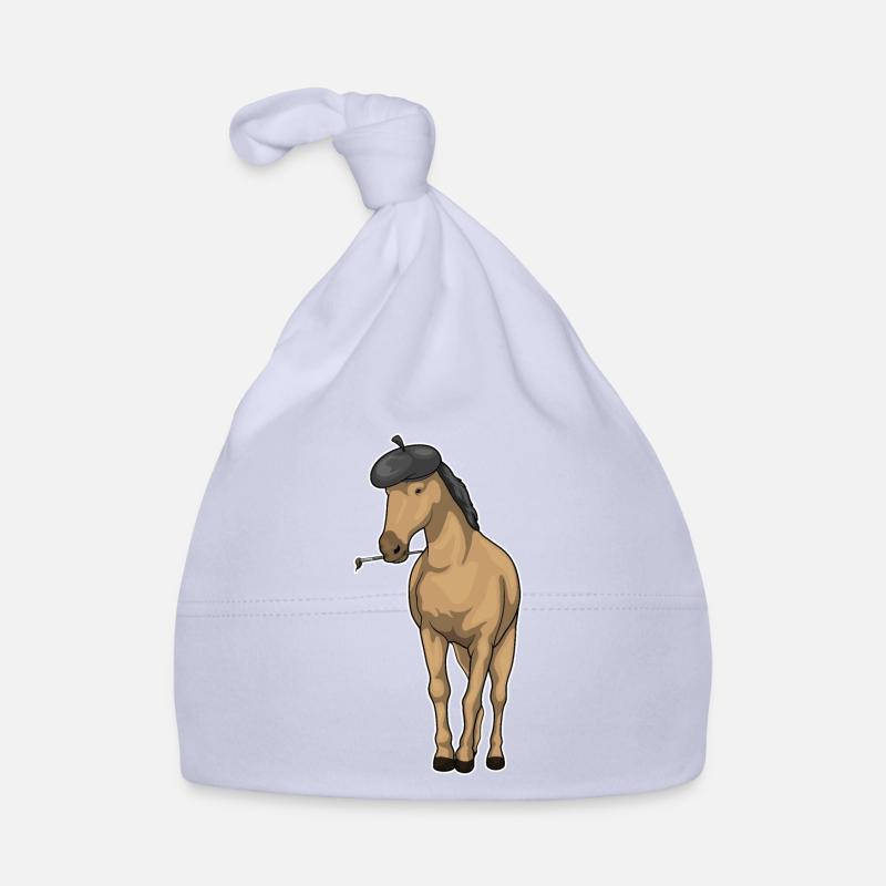 Pferd Maler Pinsel Baby Bio-Mütze
