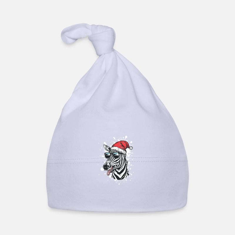 Zebra Weihnachten Lustig Baby Bio-Mütze