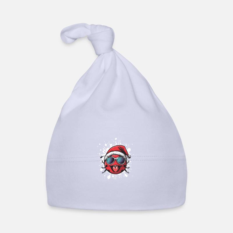 Ladybug Christmas Funny Organic Baby Cap