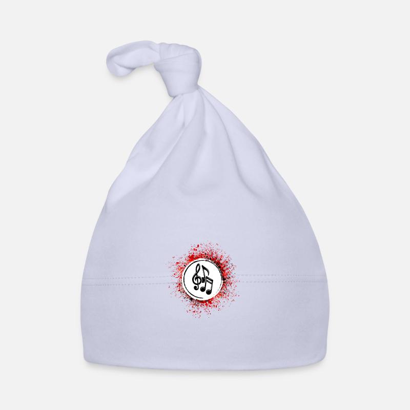 Musical notes Organic Baby Cap