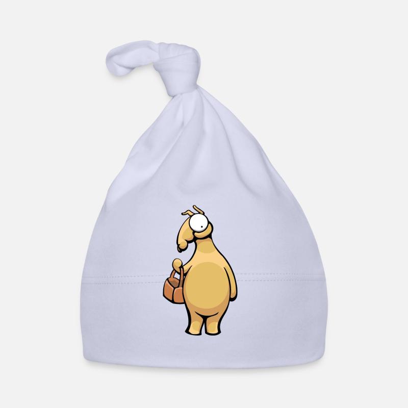 Easter Llama - Organic Baby Cap - sky