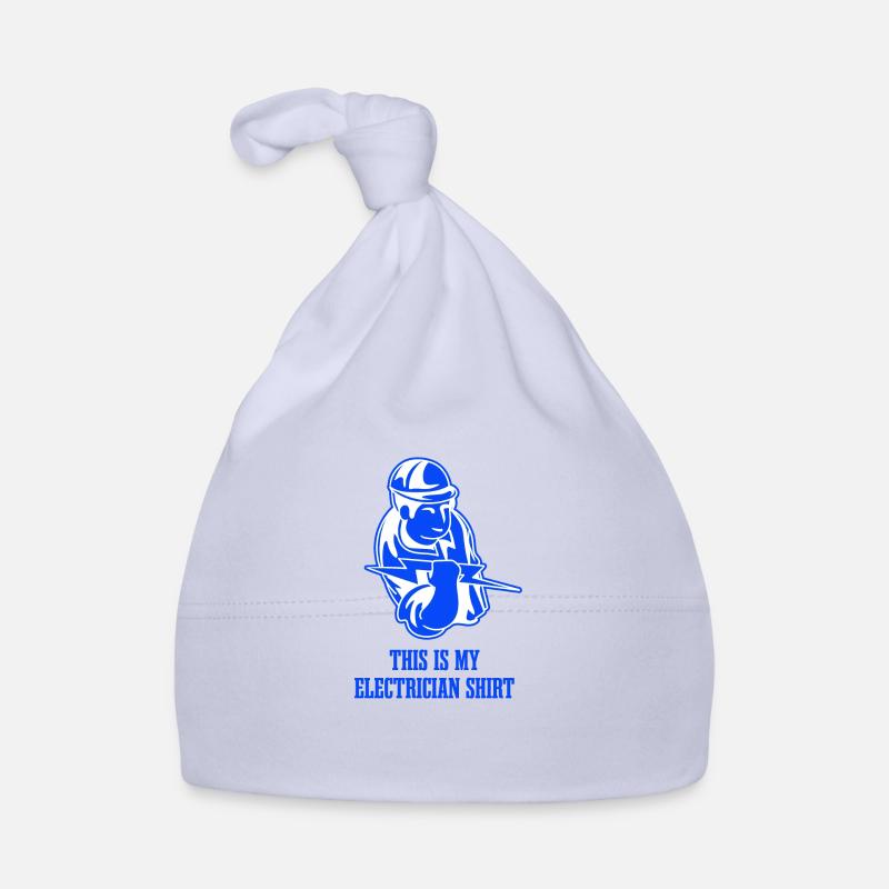 Citation ironique d'électricien Electro Worker Bonnet bio Bébé