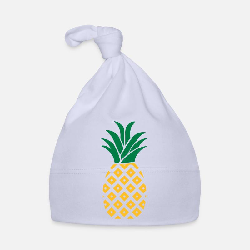 ananas - Bonnet bio Bébé - ciel