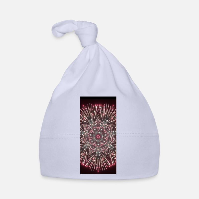 Mandala fireworks Organic Baby Cap