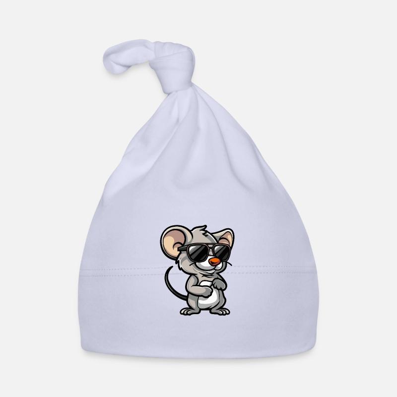 Maus Cool Comic Baby Bio-Mütze