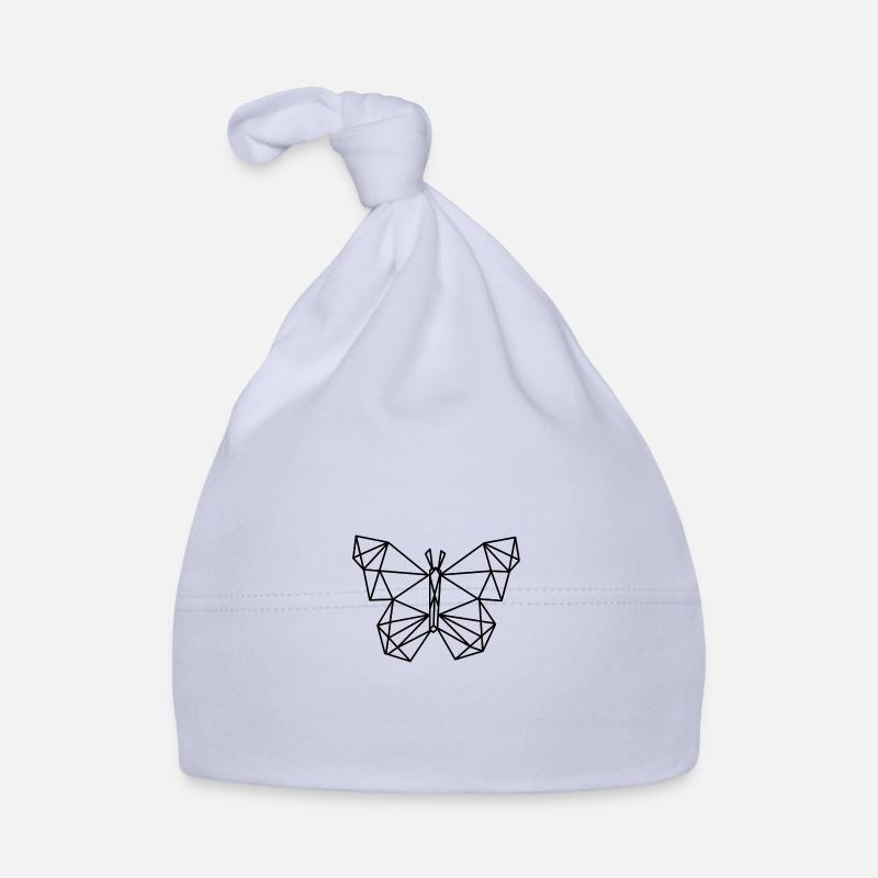 Butterfly Geometric Spring Organic Baby Cap