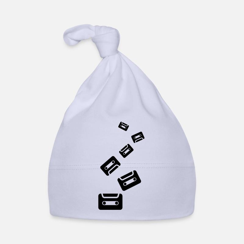 Symbole de cassette - Bonnet bio Bébé - ciel