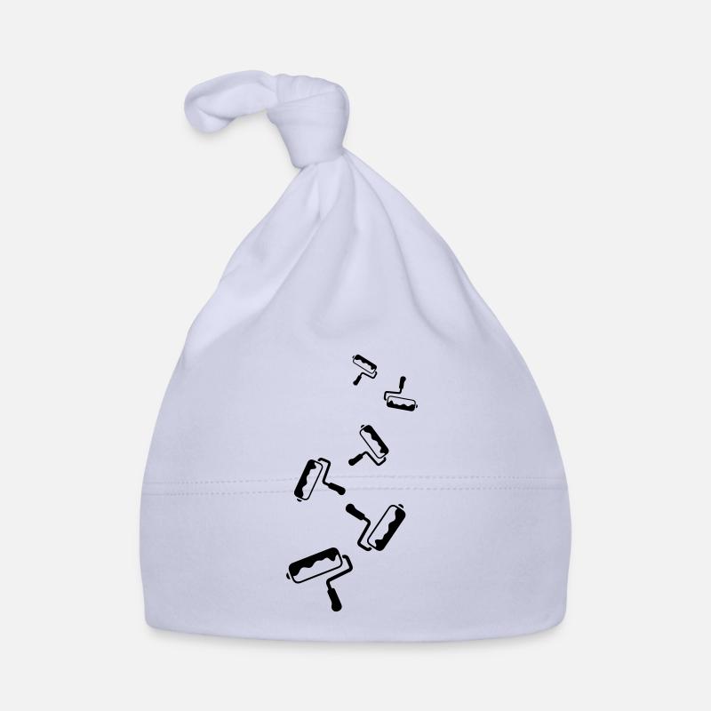 Painter Silhouette icon Organic Baby Cap