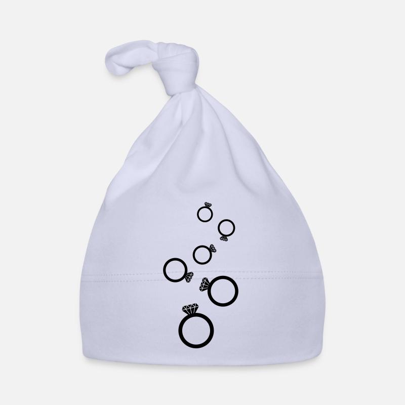 Eheringe symbol Baby Bio-Mütze
