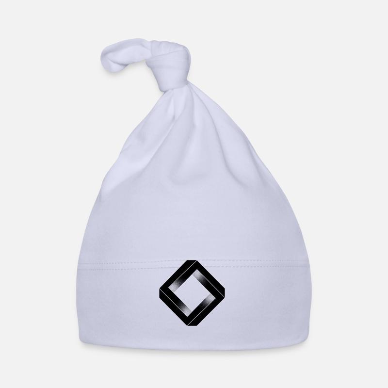 carré noir impossible Bonnet bio Bébé