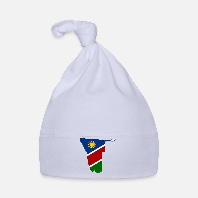 Carte du drapeau de la Namibie Bonnet bio Bébé