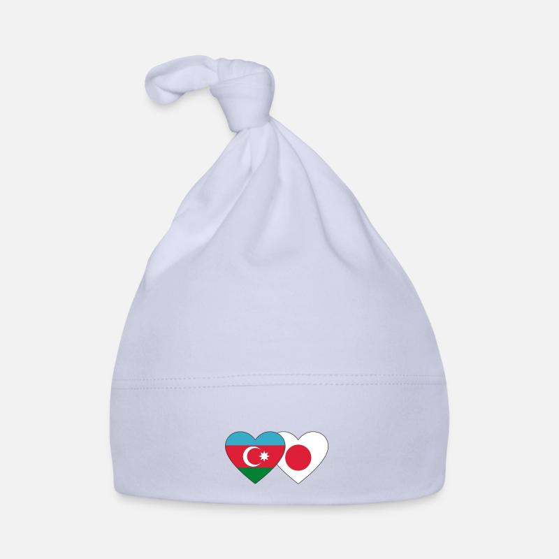 Azerbaïdjan Drapeau du Japon Bonnet bio Bébé