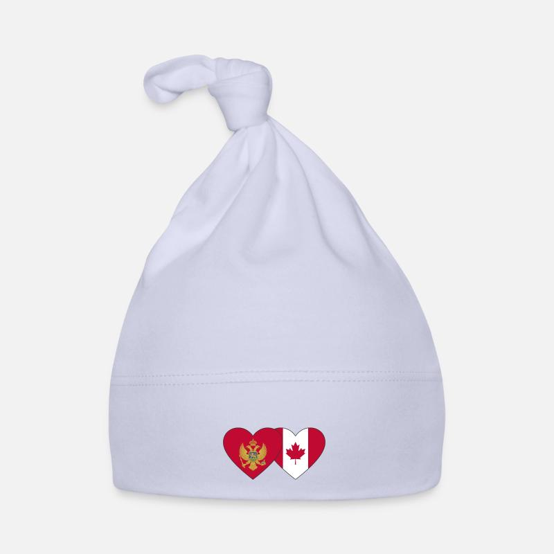 Monténégro Drapeau du Canada Bonnet bio Bébé
