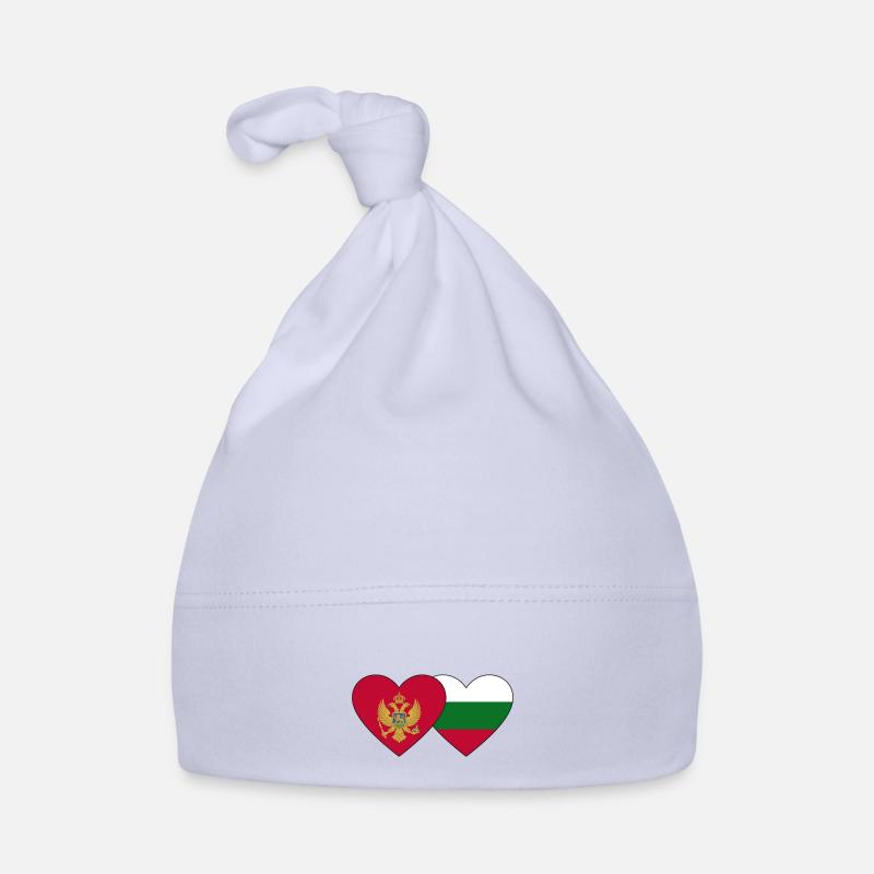 Monténégro Drapeau de la Bulgarie Bonnet bio Bébé
