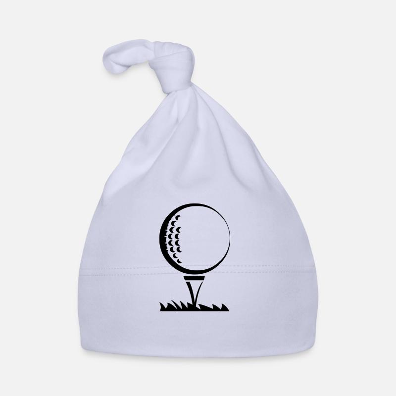 Balle de golf - Bonnet bio Bébé - ciel