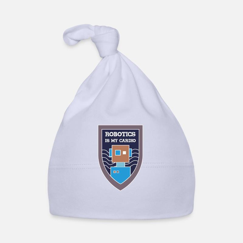 Robotics as Cardio Ironic Saying Engineer Robots Organic Baby Cap