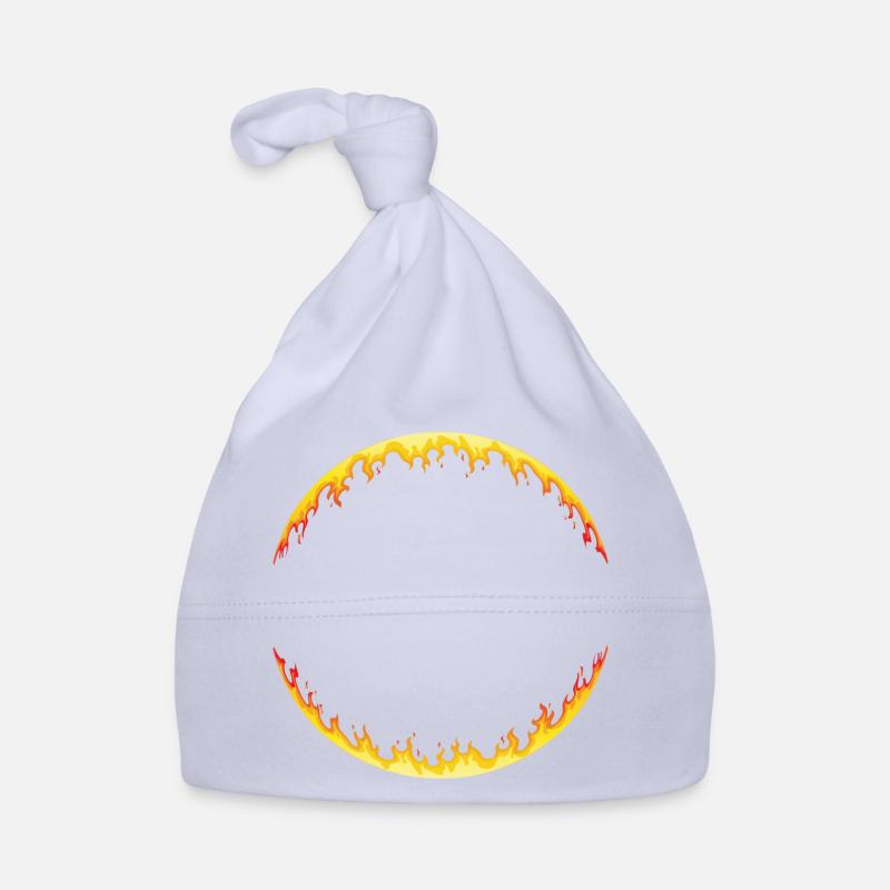Fire circle | circle on fire Organic Baby Cap