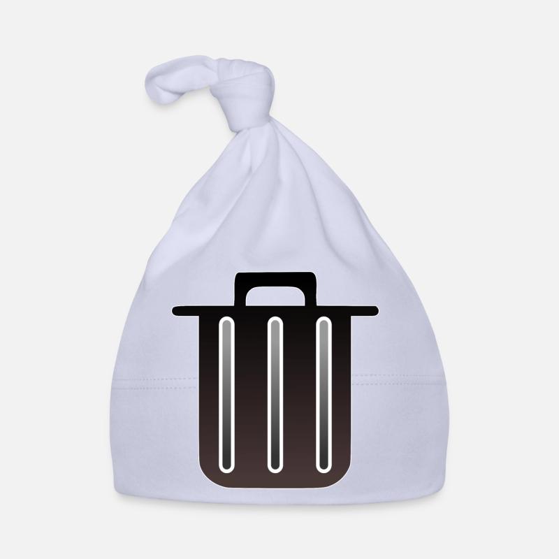 GARBAGE TRASH CAN Organic Baby Cap