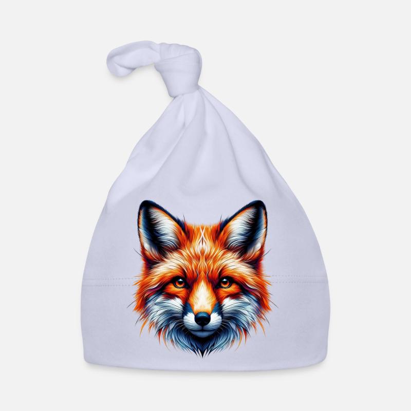 Fuchs - Baby Bio-Mütze - Sky