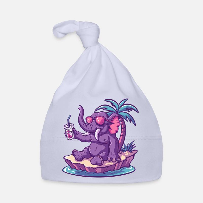 Bande dessinée Mammoth Summer Beach Bonnet bio Bébé