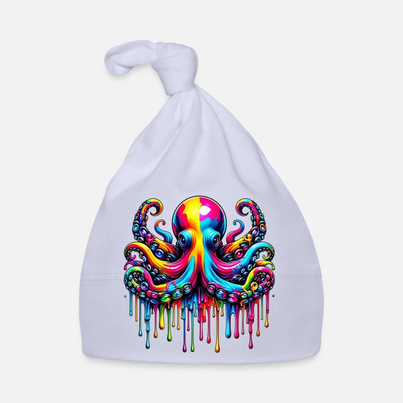 Krake Baby Bio-Mütze