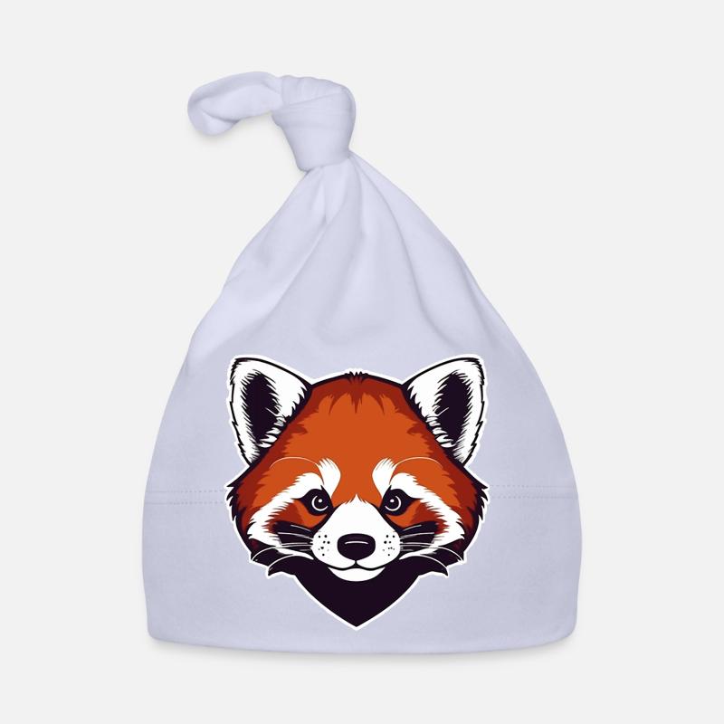 Roter Panda (Kopf) Baby Bio-Mütze