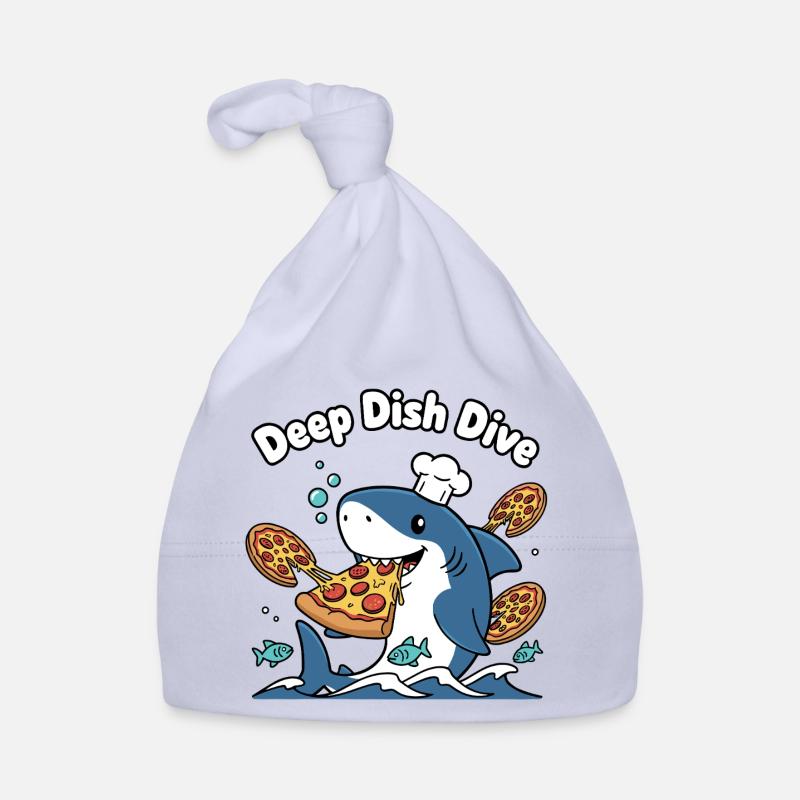 Deep Dish Dive Shark Chef Baby Bio-Mütze