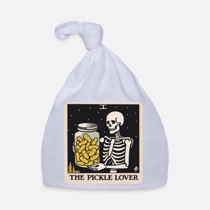 L’amateur de concombre Tarot carte Concombre drôle Bonnet bio Bébé