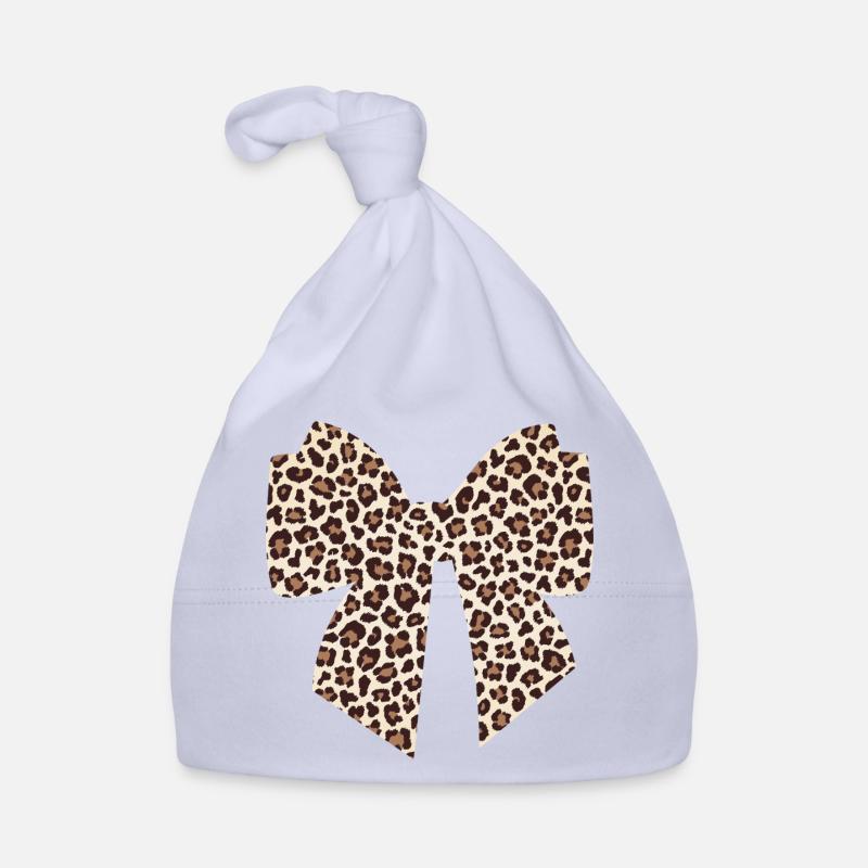 Noeud leopard idée cadeau  Bonnet bio Bébé
