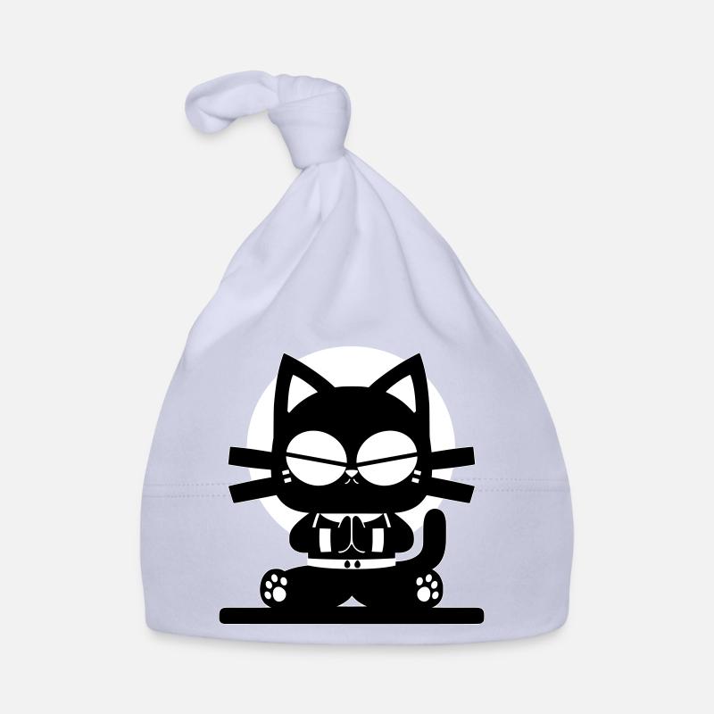 Conception minimale de la méditation zen cat Bonnet bio Bébé