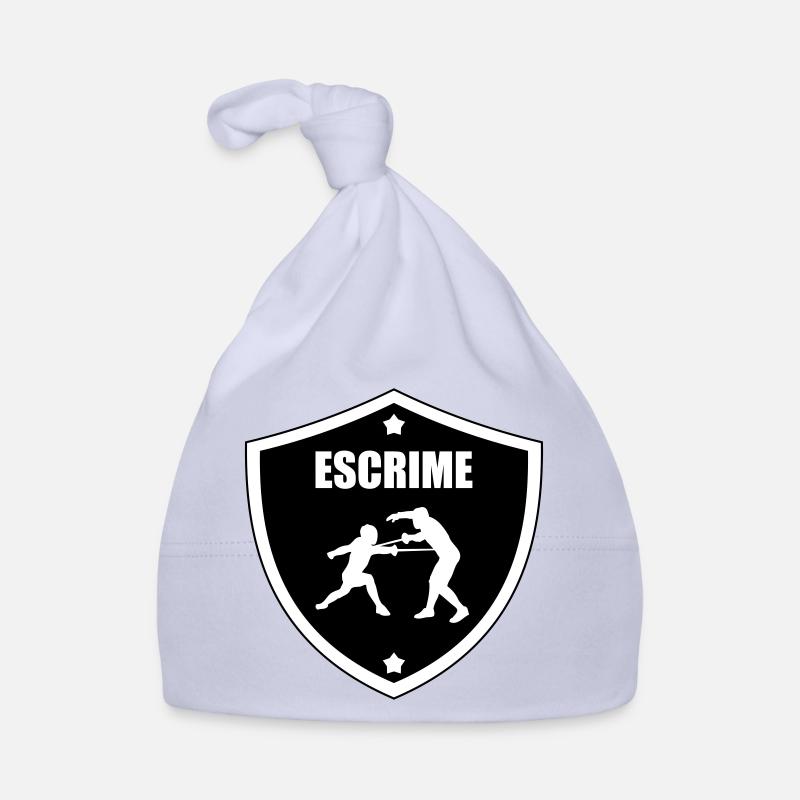 Fechtwappen: das Schild der Teilnehmer Baby Bio-Mütze