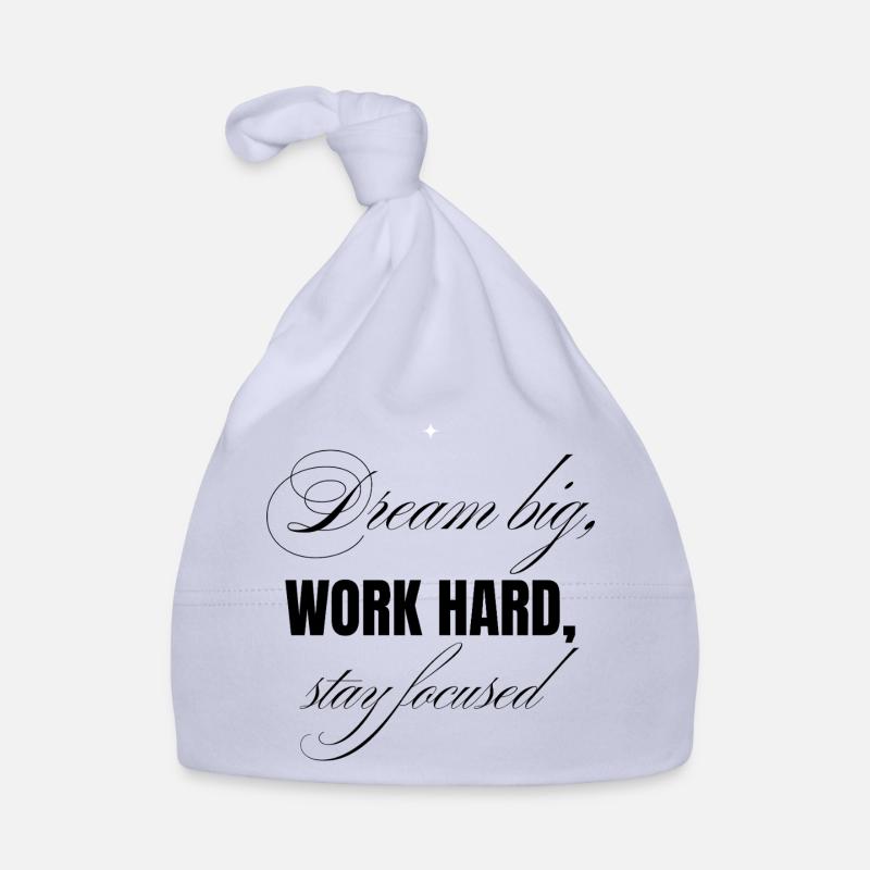 Work Hard Baby Bio-Mütze