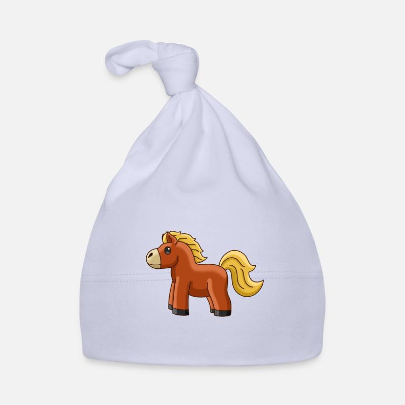 Süßes Pferdchen Baby Bio-Mütze