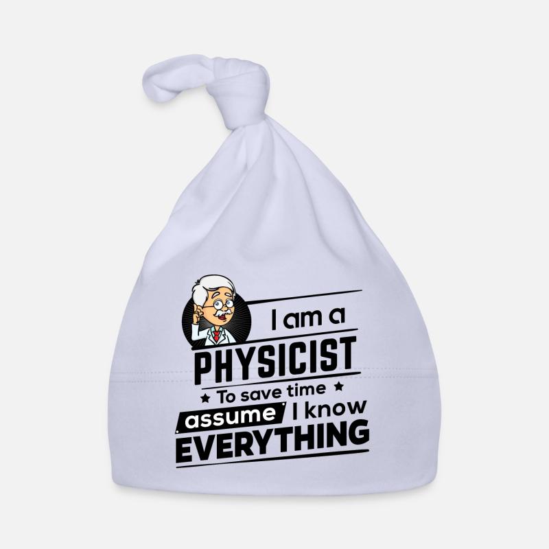 Physicist - Save time I am right Organic Baby Cap